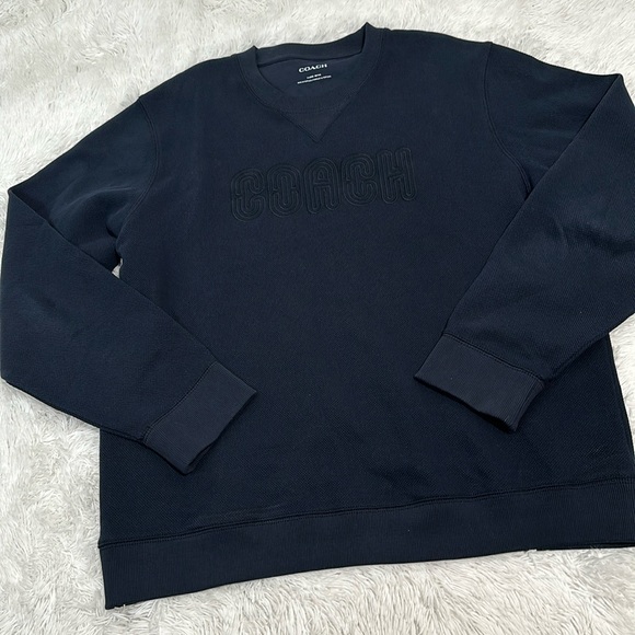 Coach Other - ❤️ Coach Textured Crew Neck Sweatshirt